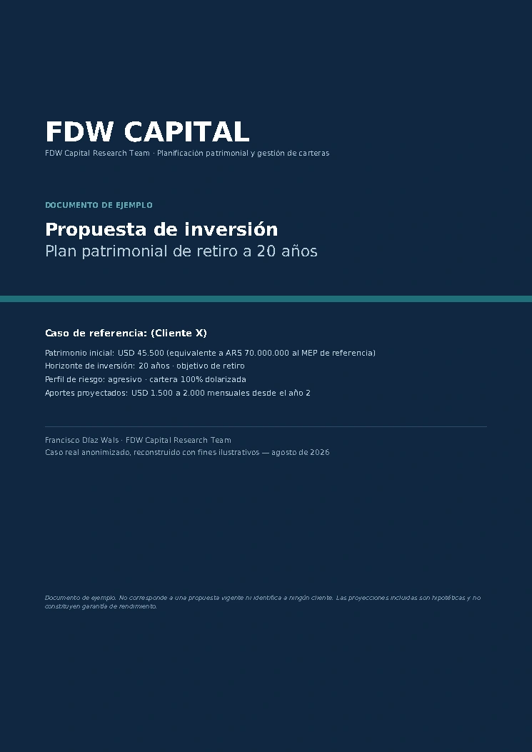 PORTADA: La propuesta